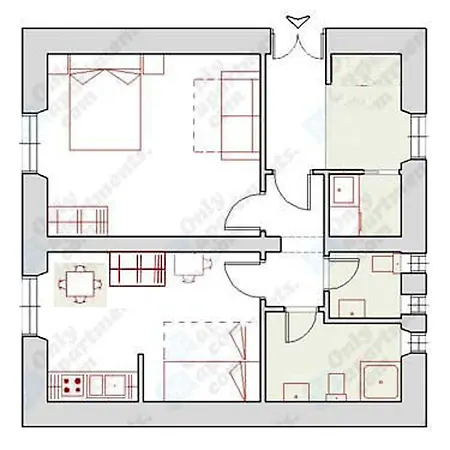 Clio 2 Bedroom 2 Bathroom Apartamento Roma