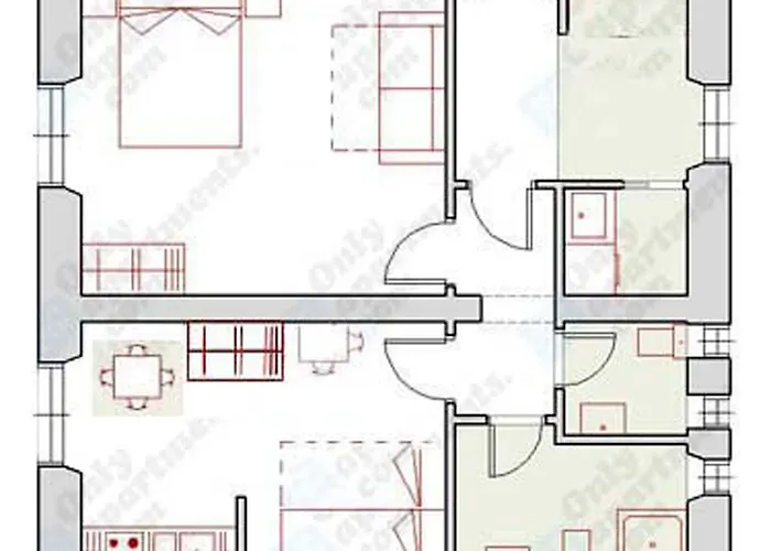 Clio 2 Bedroom 2 Bathroom Apartment Rome